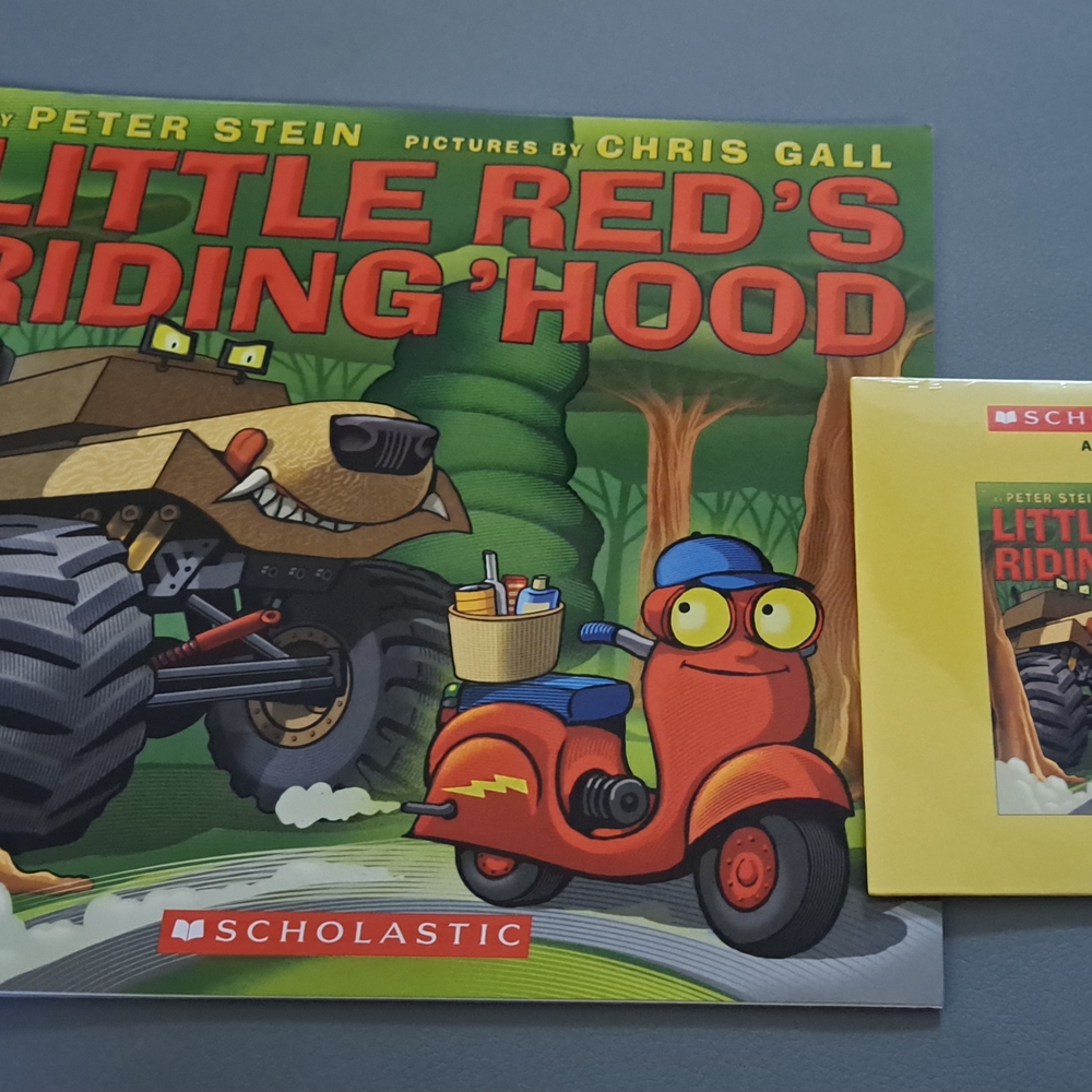 New Scholastic Little Red's Riding 'Hood Book and CD Set